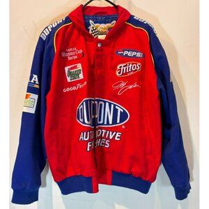 VTG Jeff Gordon #24 Dupont NASCAR Jacket Men's Medium M Jeff Hamilton Collection
